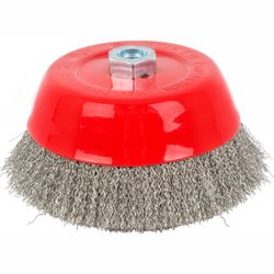 TORK CRAFT Wire Cup Brush 150 X M14 Crimped Stainless Steel Bulk Tcw