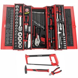 TORK CRAFT Tradesman Cantilever Tool Box 88pc 5 X Tray 468x200x203mm
