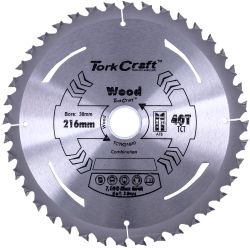 TORK CRAFT Tct Saw Blade 216mm X 2.0mm X 30mm X 40t Wood Thin Kerf