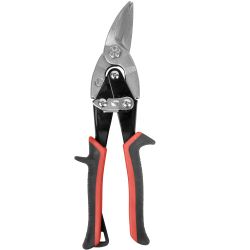 TORK CRAFT Tin Snip 260mm Left & Straight Cut Red