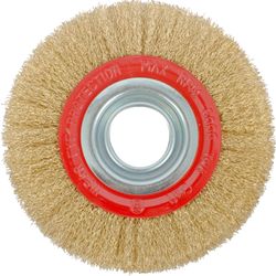 TORK CRAFT Wire Wheel Brush 150 X 25mm Bench Grinder Blister