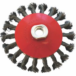 TORK CRAFT Wire Cup Brush Twisted Bevel Plain 115mmxm14 Bulk