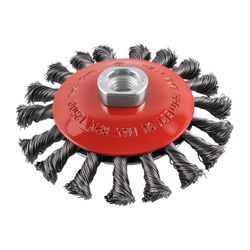 TORK CRAFT Wire Cup Brush Twisted Bevel Plain 115mmxm14 Bulk