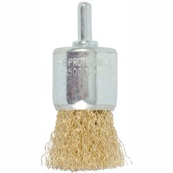 TORK CRAFT Wire End Brush 30mm X 6mm Shaft Blister