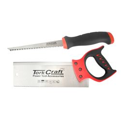 TORK CRAFT Back Saw 300mm 12tpi Tcsaw010 C/w Job Saw 150mm 7tpi Tcsaw012