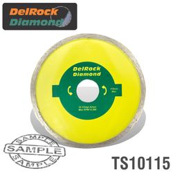 DELROCK Diamond Blade 115mm Cont. Rim