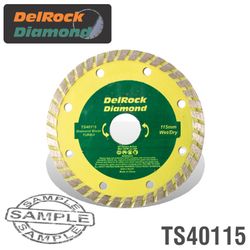 DELROCK Diamond Blade 115mm Turbo