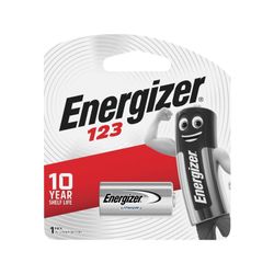 ENERGIZER 3v Lithium Photo 1 Pack Cr123 Battery