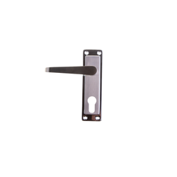 L&b Handle Decorative 2tone Cylinder Satin Nickel / Chrome Plated Straight 6 Inch
