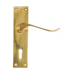 L&b Handle Decorative Victorian Key Solid Brass Scroll 6 Inch