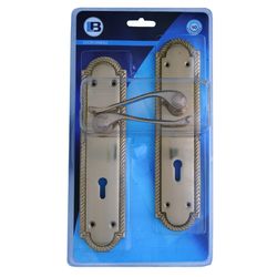 L&b Handle Decorative Georgian Key Solid Brass Scroll 8 Inch