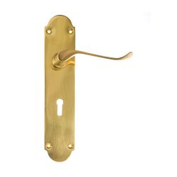 L&b Handle Decorative Victorian Key Solid Brass Scroll 8 Inch