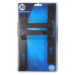 L&b Handle Decorative Aluminium Cylinder Black Straight