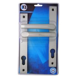 L&b Handle Decorative Aluminium Cylinder Silver Straight