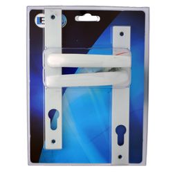 L&b Handle Decorative Aluminium Cylinder White Straight