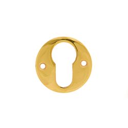 L&b Ironmongery Escutcheon Victorian Cylinder Solid Brass
