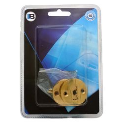 L&b Ironmongery Escutcheon Victorian Key Solid Brass