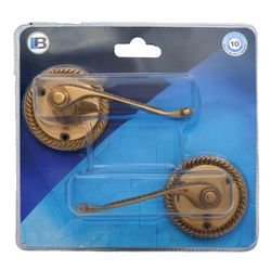 L&b Handle Decorative Georgian Key Solid Brass Scroll