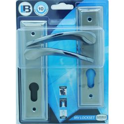 L&b Lockset Decorative Mv Cylinder Mild Steel 1