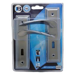 L&b Lockset Decorative Mv 3 Lever Mild Steel 1
