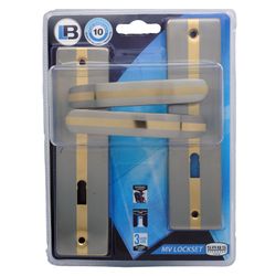 L&b Lockset Decorative Mv 3 Lever Mild Steel 3
