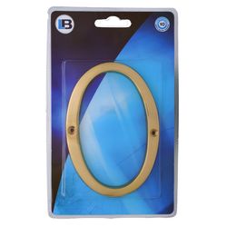 L&b Ironmongery Number 0 Solid Brass Blister 150mm