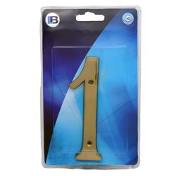 L&b Ironmongery Number 1 Solid Brass Blister 150mm