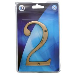 L&b Ironmongery Number 2 Solid Brass Blister 150mm