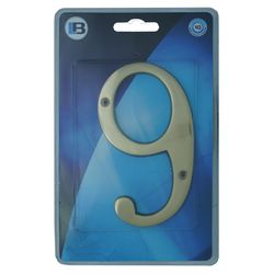 L&b Ironmongery Number 9 Solid Brass Blister 150mm