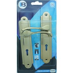 L&b Lockset Decorative Orion 3 Lever Bp Slim Line