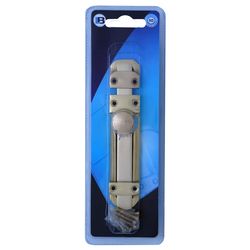 L&b Ironmongery Security Bolt Solid Brass Blister 150mm
