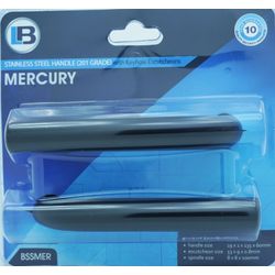 L&b Handle Decorative Key Black Stainless Steel Blister Mercury