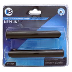 L&b Handle Decorative Key Black Stainless Steel Blister Neptune