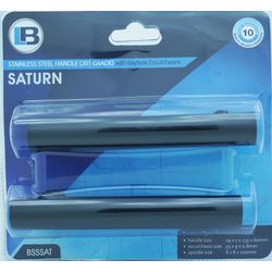 L&b Handle Decorative Key Black Stainless Steel Blister Saturn