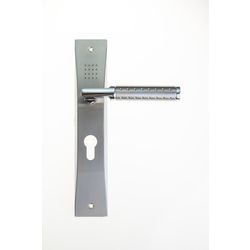 L&b Handle Decorative Style Cylinder Satin Nickel/chrome Blister Renoir