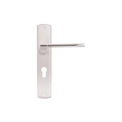 L&b Handle Decorative Style Cylinder White/chrome Blister Donatello