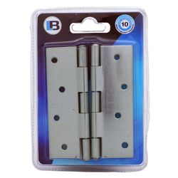 L&b Ironmongery Hinge Butt Silver Blister 64x100mm