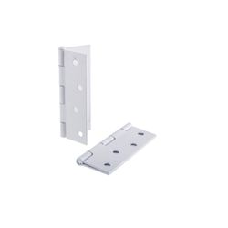 L&b Ironmongery Hinge Butt White Blister 64x100mm
