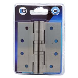L&b Ironmongery Hinge Ball Bearing Stainless Steel Blister 100x75x2mm