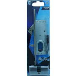 L&b Lock Security Gate Sliding Cylinder Slam Hook With Pin 15mm