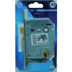 L&b Lock Door Cylinderinder Brass Plated Blister Sabs