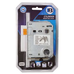 L&b Lock Door Cylinderinder Combo Chrome Plated Blister