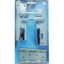 L&b Lockset Mortise Aztec 2 Lever W/stainless Steel Hinge Sabs