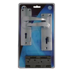 L&b Lockset Mortise Aztec 3 Lever With Hinge Sabs