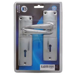 L&b Lockset Mortise Aztec 3 Lever Sabs