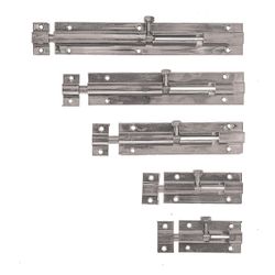 L&b Ironmongery Barrel Bolt Straight Chrome 50mm