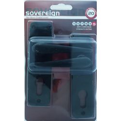 L&b Lockset Mortise Sovereign Cylinderinder Black Sabs