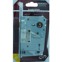 L&b Lock Mortise Sovereign 2 Lever Chrome Plated Blister Sabs