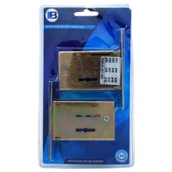 L&b Lock Security Gate Square Keyed Alike Duo