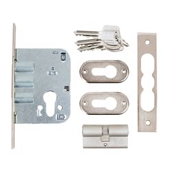 L&b Mcm 3 Pin Deadlock Cylinder Nickel Blister 50mm